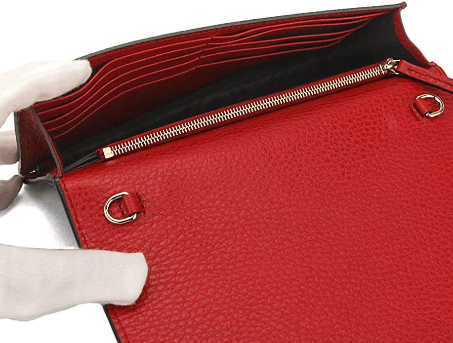 Túi Gucci GG Mini Chain Cross Bag 466506 CAO0G 6420 - Ảnh 5