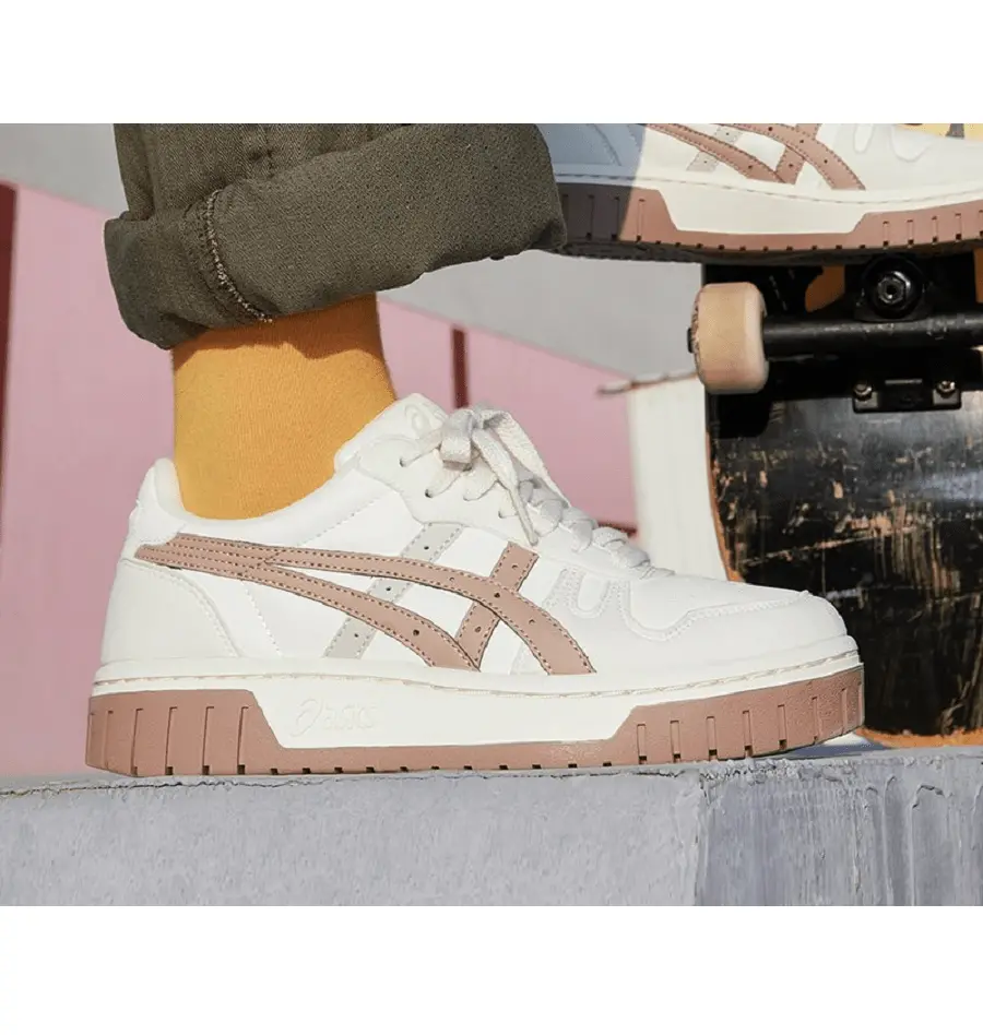 Giày Asics Court MZ Retro Casual 'White Brown' 1203A127-105 - Ảnh 3