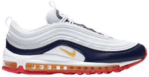 Giày Nike Wmns Air Max 97 'Platinum Navy Orange' 921733-015