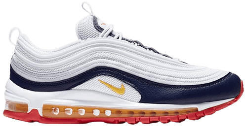 Giày Nike Wmns Air Max 97 'Platinum Navy Orange' 921733-015