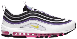 Giày Nike Air Max 97 'White Dynamic Yellow Violet' 921826-106