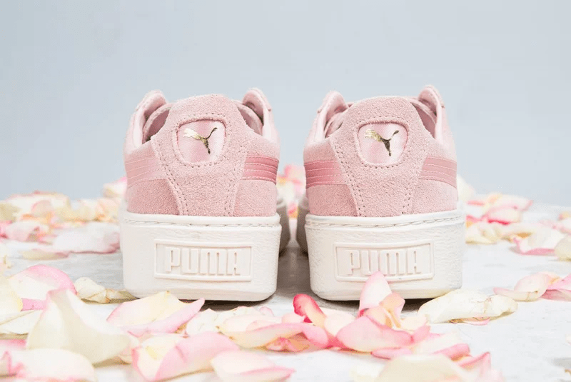 Giày Puma Suede Platform Satin 'Silver Pink' 365828-03 - Ảnh 8