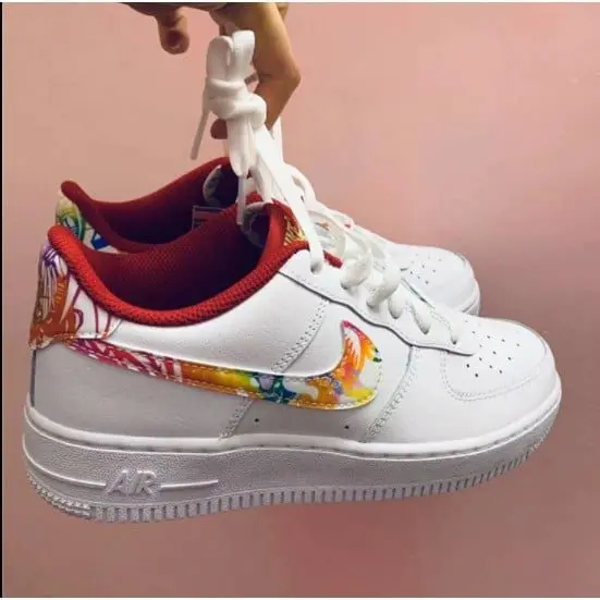Giày Nike Air Force 1 'Chinese New Year' 2020 (GS) CU2980-191 - Ảnh 5