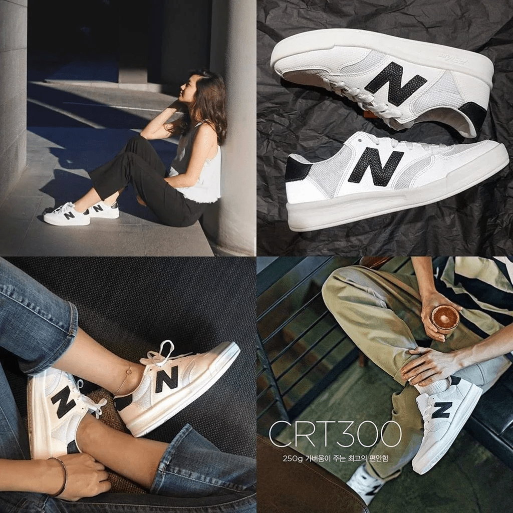 Giày New Balance 300 'White Black" CRT300GH - Ảnh 3