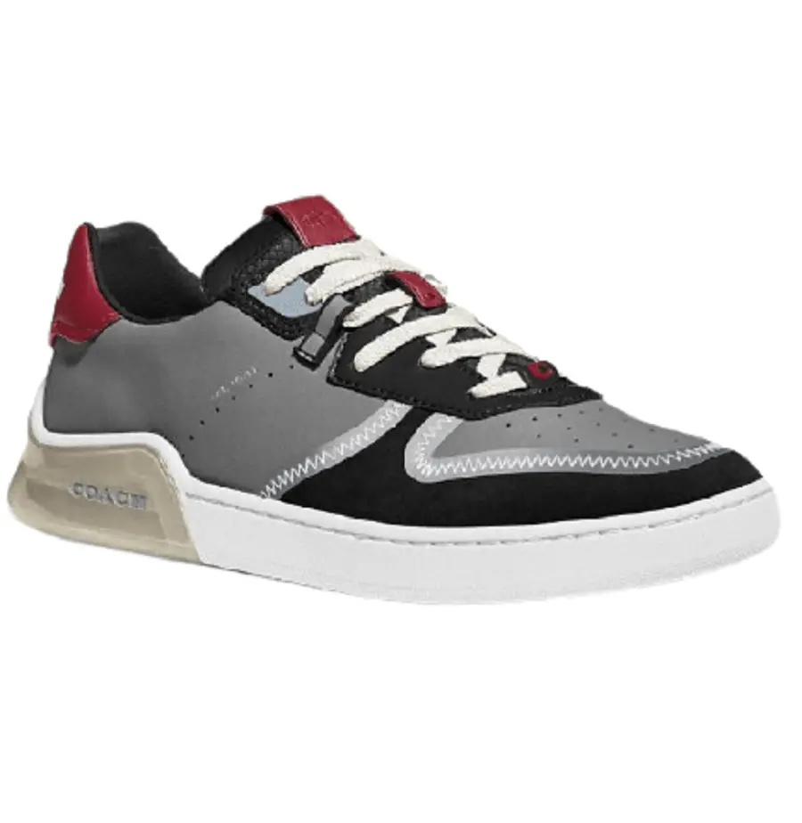 Alternative view of Giày Coach Citysole Court Sneaker In Colorblock In Grey G5014-QGU