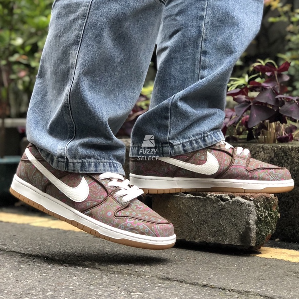 Giày Nike Dunk Low Pro Premium SB 'Paisley' DH7534-200 - Ảnh 7
