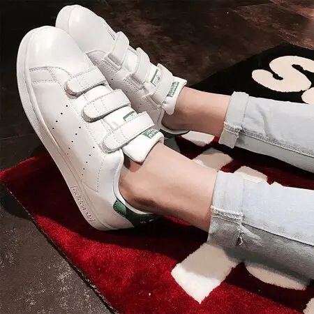 Giày Adidas Stan Smith CF J S82702 - Ảnh 6