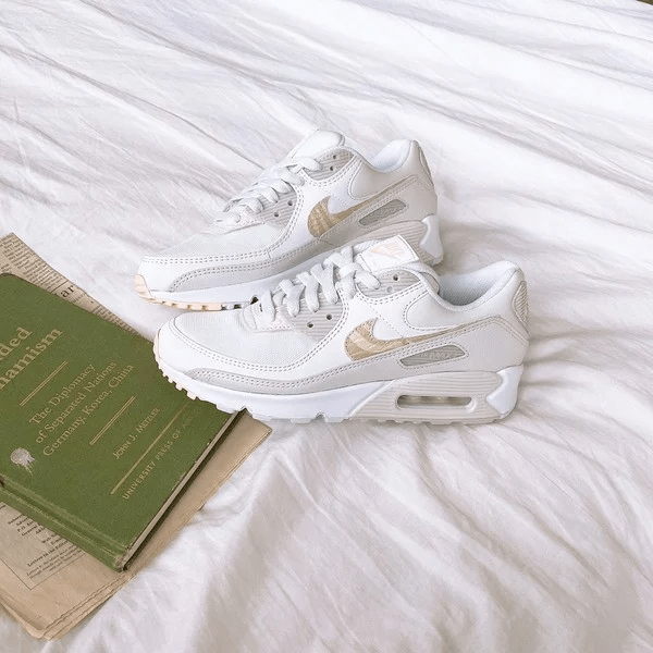 Giày Nike Wmns Air Max 90 SE 'Summit White Light Bone' CV8824-100 - Ảnh 4