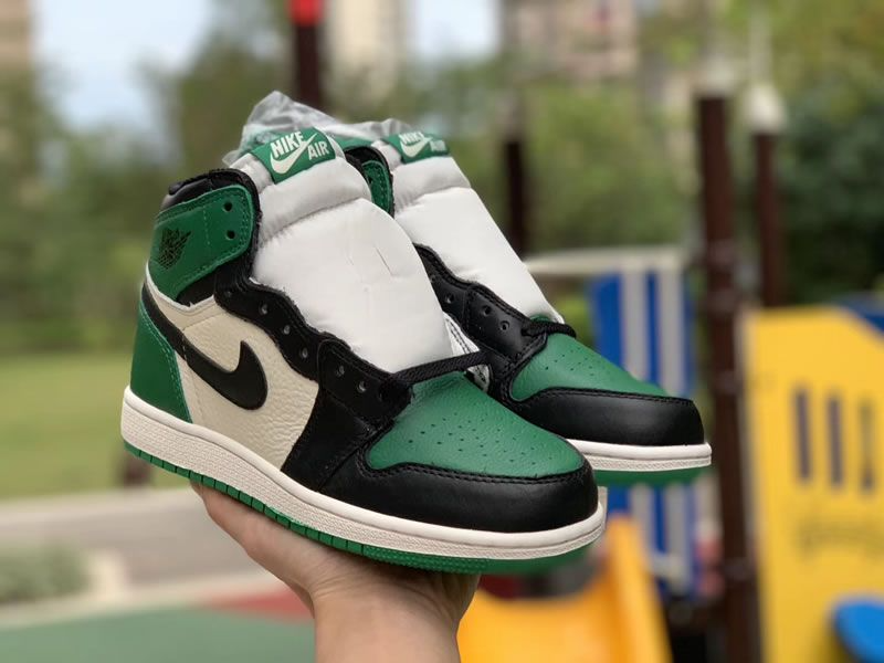 Giày Nike Air Jordan 1 Retro High OG GS 'Pine Green' 575441-302 - Ảnh 3