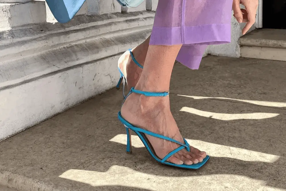 Giày Cao Gót Bottega Veneta Sandal 'Aquarium' 608835VBSF04839 - Ảnh 4
