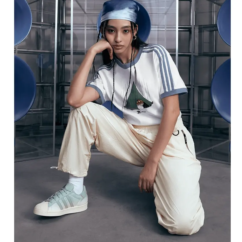 Alternative view of Giày Adidas Originals Superstar 'Green' IF0506