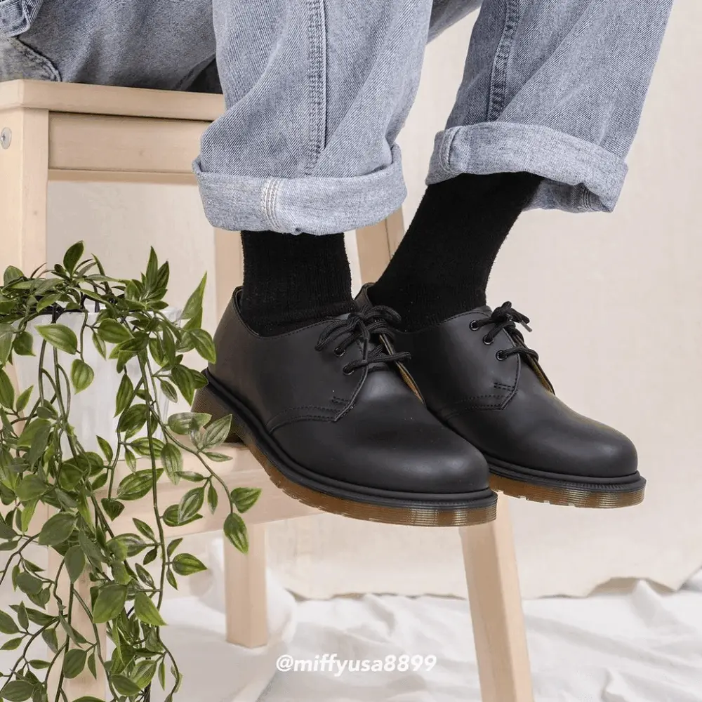 Alternative view of Giày Dr.Martens 1461 Plain Welt Smooth Leather Oxford 'Black' 11839002