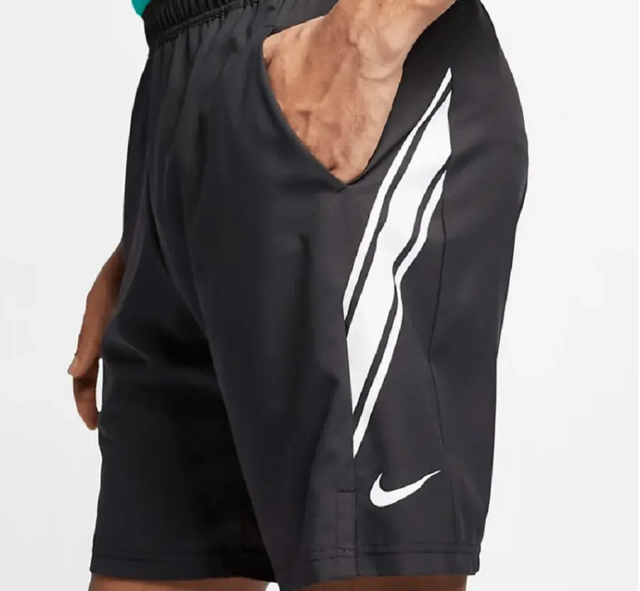 Quần Nike Court Dry 9 Inch Short Black White 939265-011 - Ảnh 4