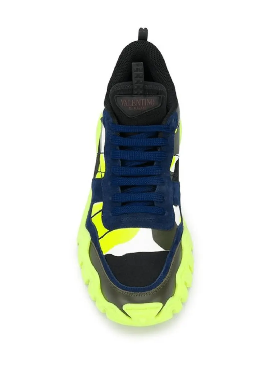 Alternative view of Giày Valentino Rockrunner Plus 'Camo Yellow' UY2S0C88NPG55Y