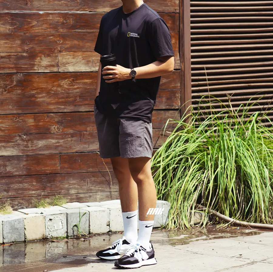Giày New Balance 327 'Black White' MS327LB1 - Ảnh 7