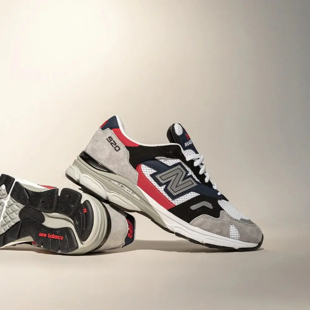 Giày New Balance 920 'Grey Black Red' M920GKR - Ảnh 5