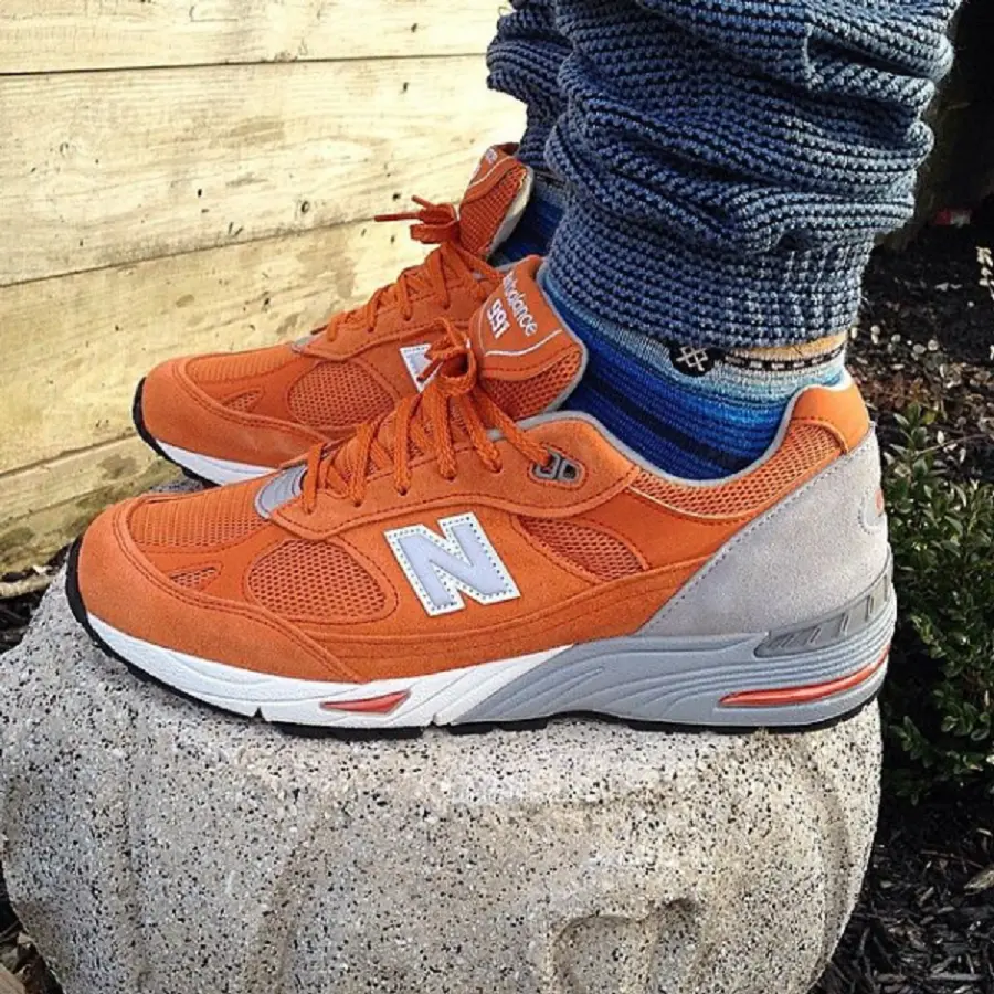 Alternative view of Giày New Balance 991 Made in England ‘Orange’ M991OGW