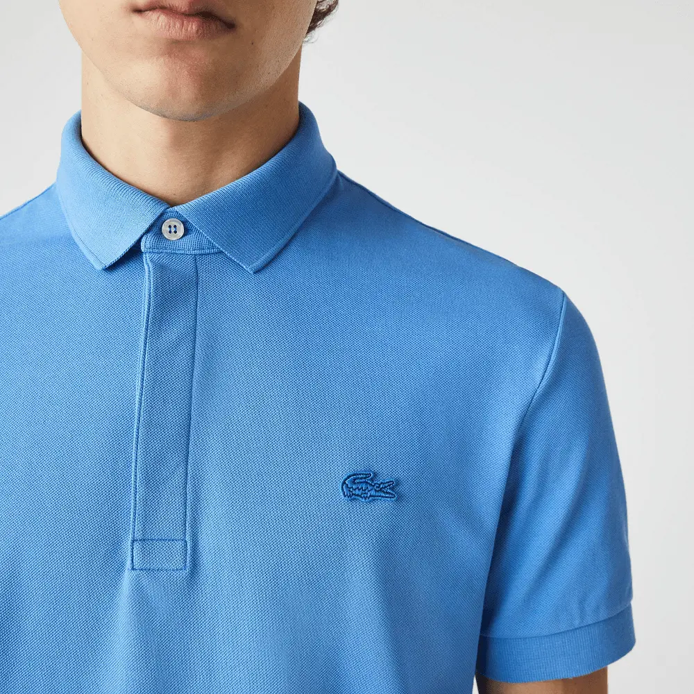 Áo Lacoste Paris Regular Fit Polo Shirt 'Blue' PH5522-51-L99 - Ảnh 4