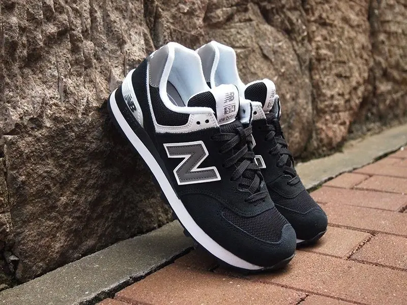 Alternative view of Giày New Balance Wmns 574 Black Grey White W574SKW