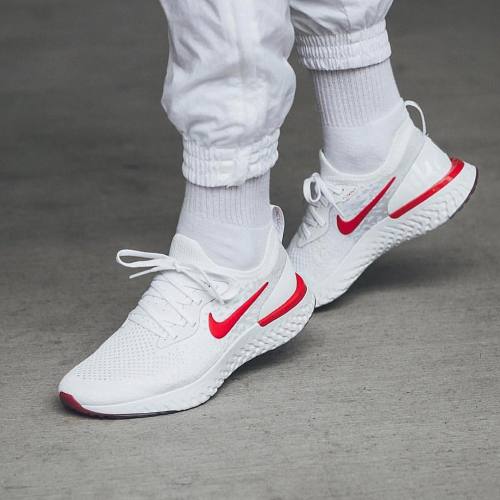 Giày Nike Epic React Flyknit 'White University Red' 943311-106 - Ảnh 3