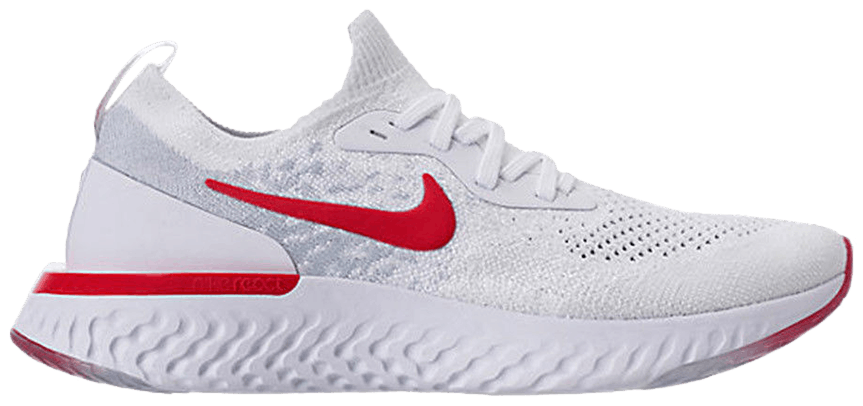 Giày Nike Epic React Flyknit 'White University Red' 943311-106
