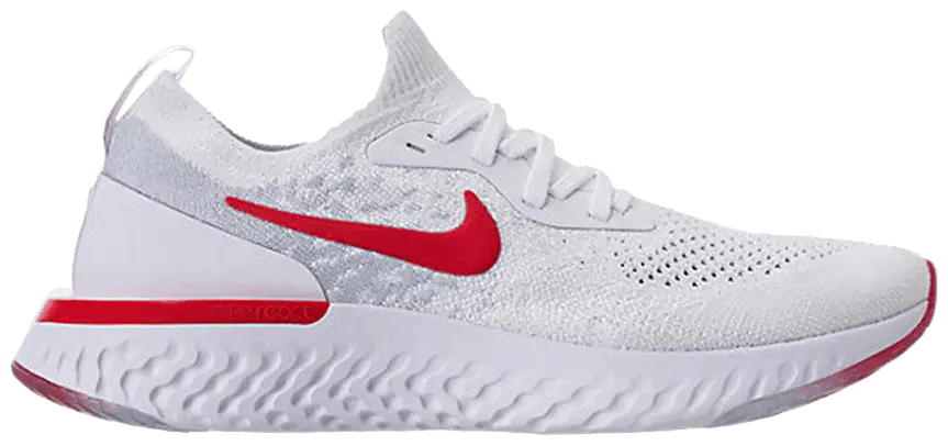 Giày Nike Epic React Flyknit 'White University Red' 943311-106