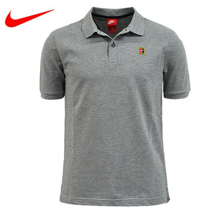 Áo Nike Polo Tennis Grey SS 943443-063 - Ảnh 2