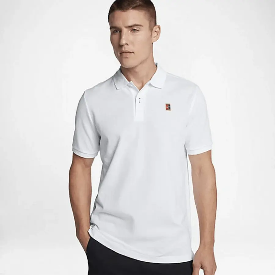Alternative view of Áo Nike Polo Tennis 'White' 943443-100