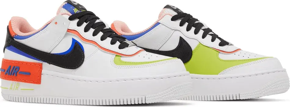 Alternative view of Giày Nike Wmns Air Force 1 Shadow 'White Multi' DV2186-100
