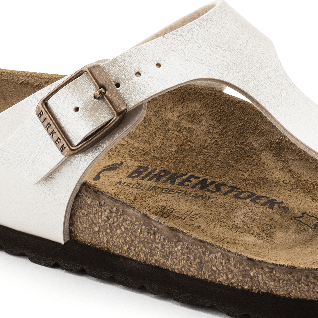 Dép Birkenstock Gizeh Birko Flor 'Pearl White' 943871 - Ảnh 2
