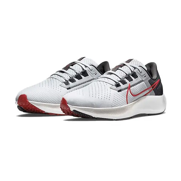 Giày Nike Air Zoom Pegasus 38 'Pure Platinum Chile Red' CW7356-004 - Ảnh 4