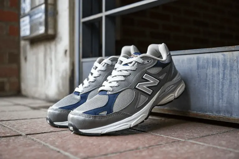 Giày New Balance 990v3 ‘Leather Grey’ M990GJ3 - Ảnh 4