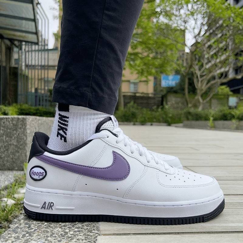 Giày Nike Air Force 1 Low 'Hoops White Purple' DH7440-100 - Ảnh 3