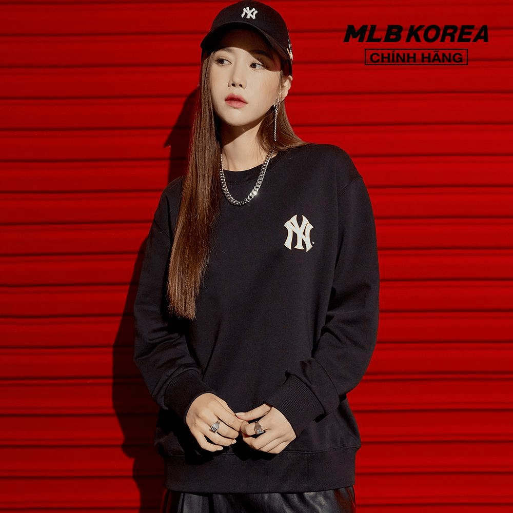 Áo MLB X DISNEY Donald Duck Bag Print Overfit Sweatshirt NY - Ảnh 6