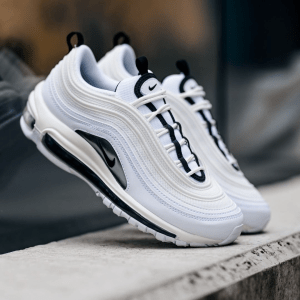Alternative view of Giày Nike Air Max 97 'White Black Silver' 921733-103