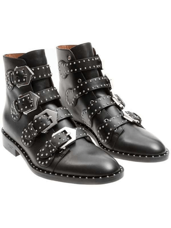 Giày Givenchy Elegant Studs Ankle Boots 'Black' BE08143004-001 - Ảnh 2