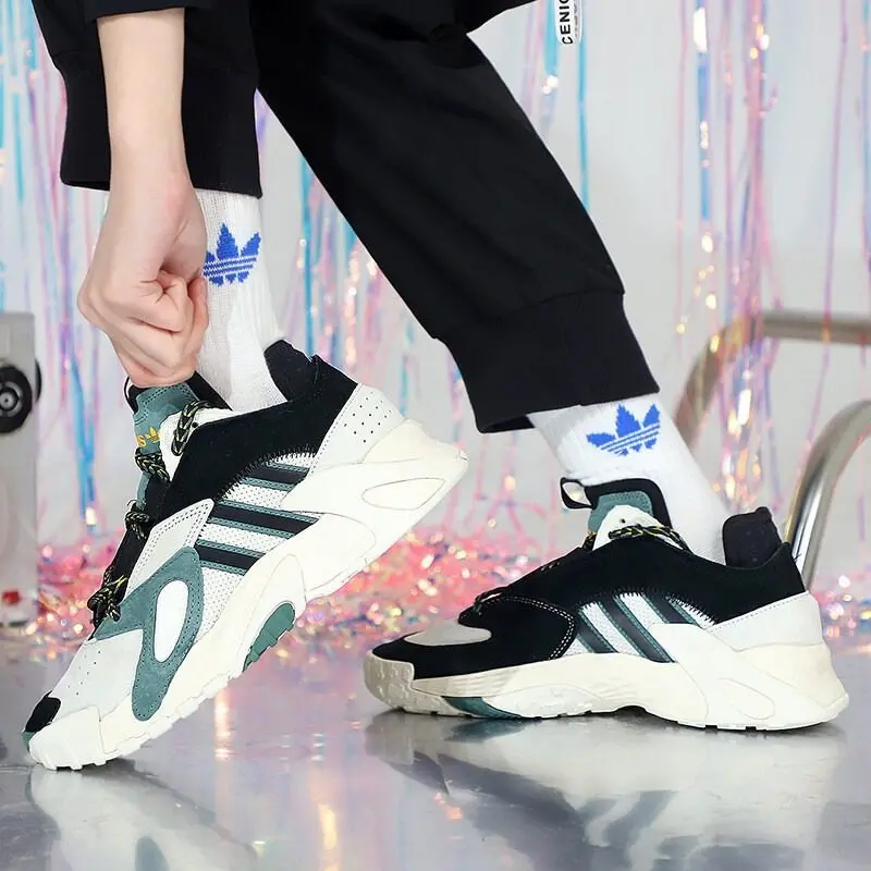 Giày Adidas Originals Streetball J Black White FV5147 - Ảnh 7