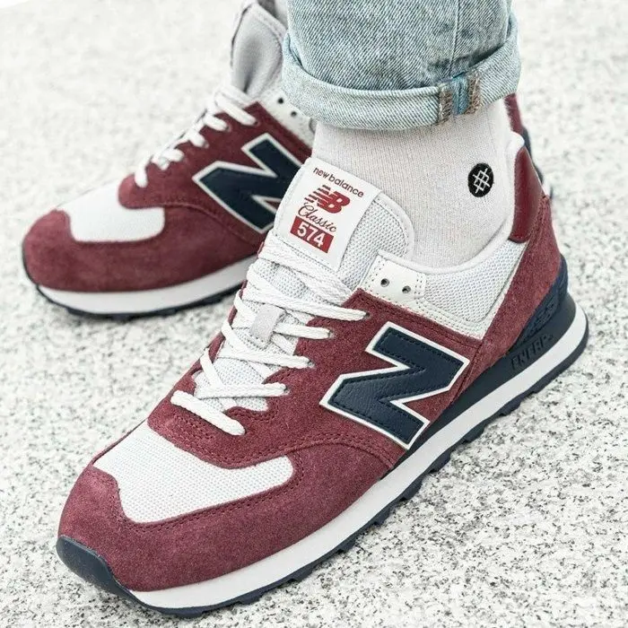 Giày New Balance Marathon Running 'Burgundy' ML574ESW - Ảnh 5