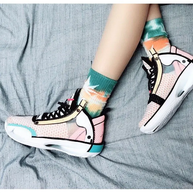 Giày Air Jordan 34 Low 'Guo Ailun' CZ7748-100 - Ảnh 5