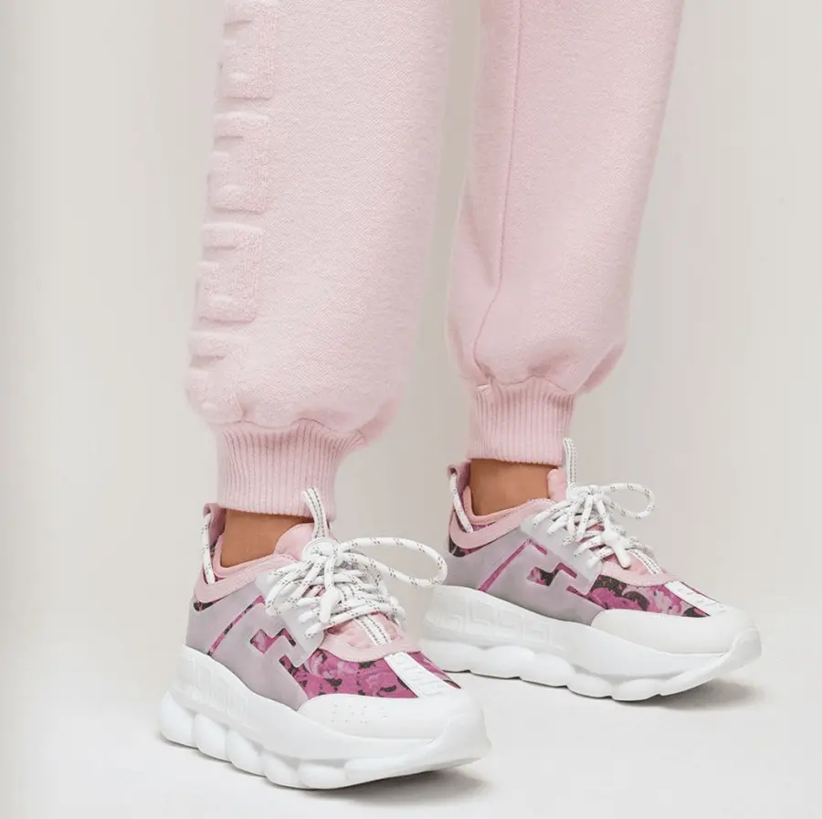 Giày Versace Wmns Chain Reaction 'Rosa' DSR705G-1A01340-6W310 - Ảnh 4
