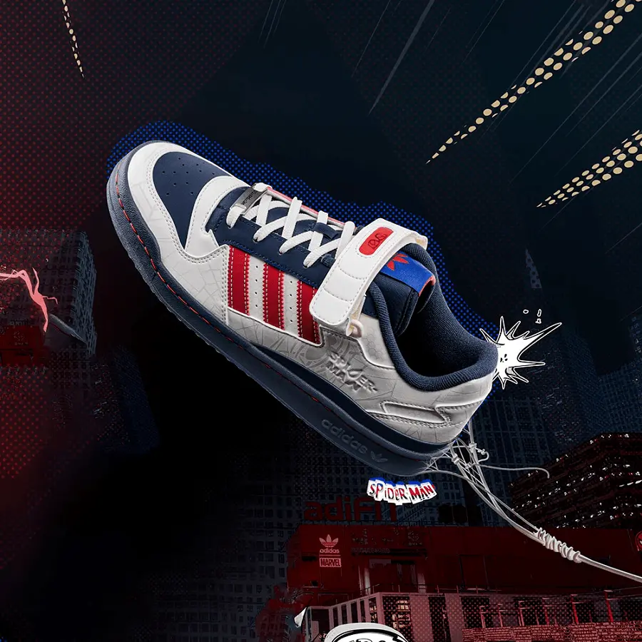 Alternative view of Giày Adidas Orginals Forum Low Disney 'White' IG3813