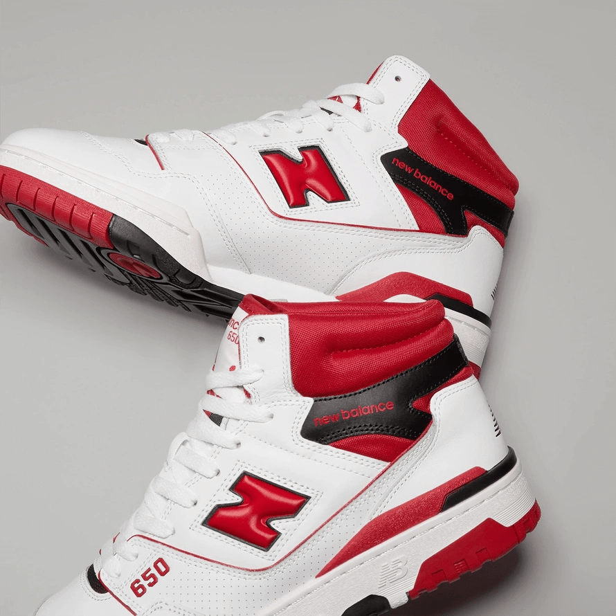 Giày New Balance 650R 'White Red' BB650RWR - Ảnh 3