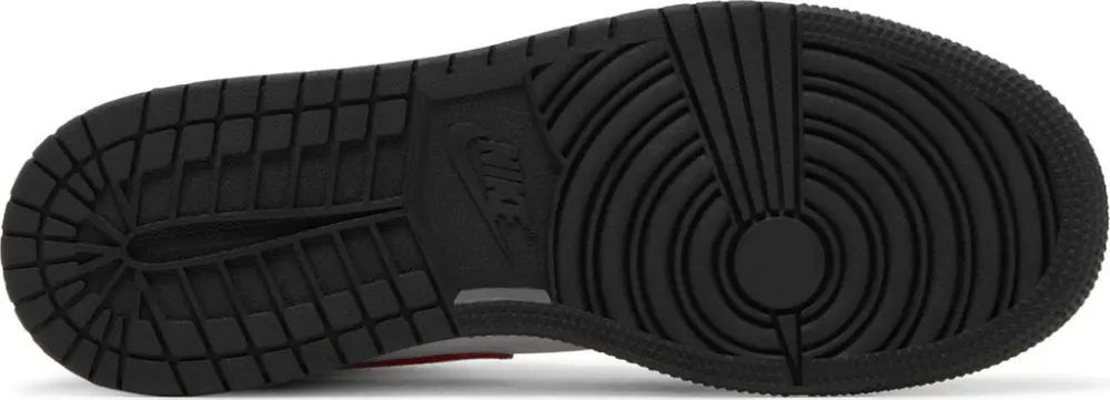 Giày Nike Air Jordan 1 Mid 'Black Fire Red' 554725-079 - Ảnh 6