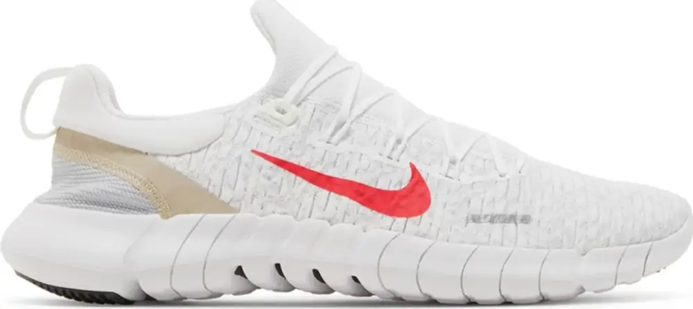 Giày Nike Free Run 5.0 'Next Nature White Siren Red Sanddrift' CZ1884-101