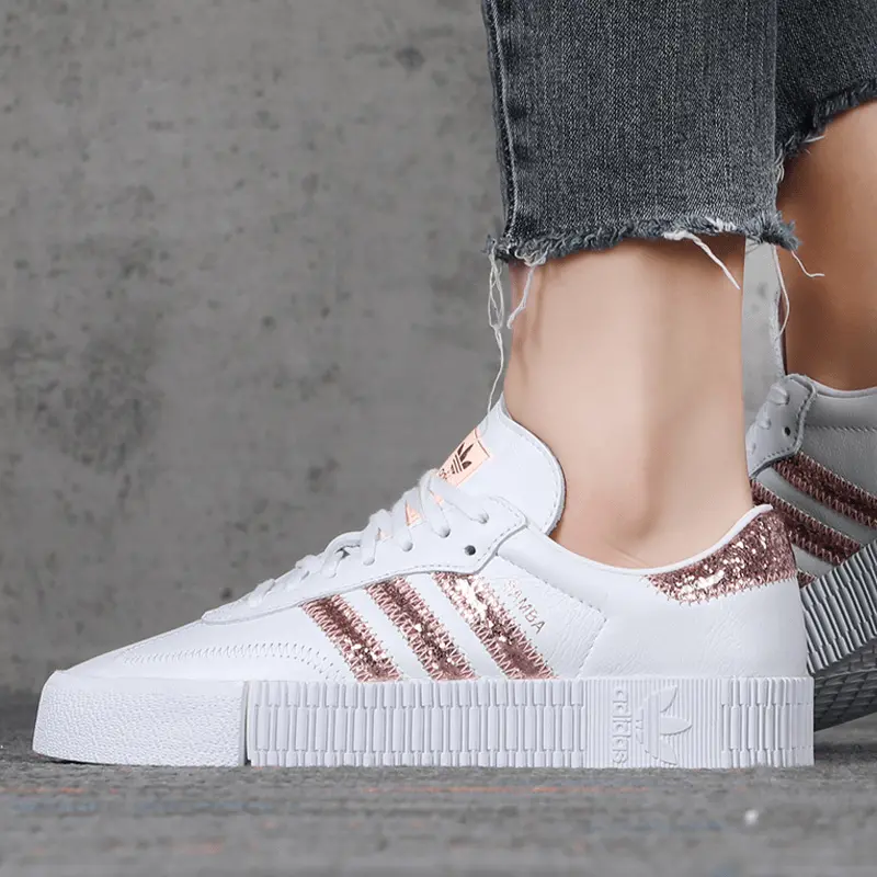 Giày Adidas Samba Rose Wmns 'Cloud White' FX3816 - Ảnh 4