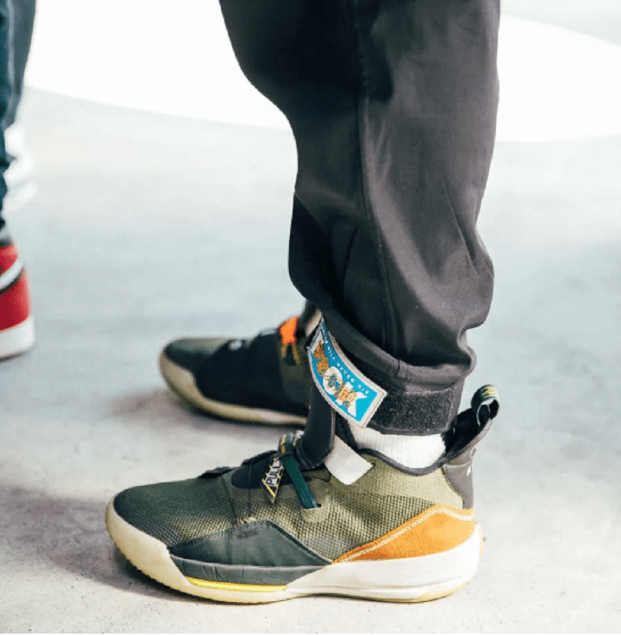 Giày Nike Travis Scott x Air Jordan 33 NRG ‘Army Olive’ CD5965-300 - Ảnh 3