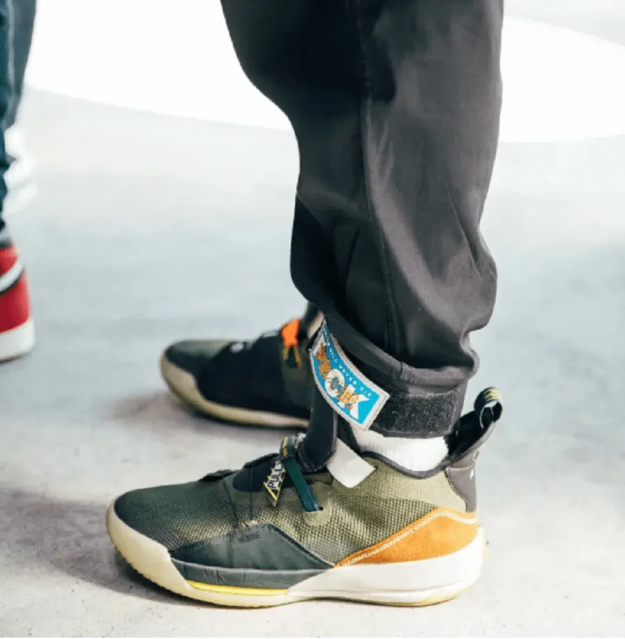 Giày Nike Travis Scott x Air Jordan 33 NRG ‘Army Olive’ CD5965-300 - Ảnh 3