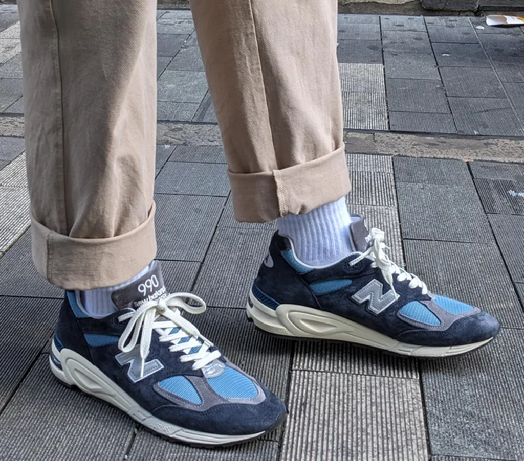 Giày New Balance 990v2 'MiUSA Teddy Santis Navy Castlerock' M990TB2 - Ảnh 2