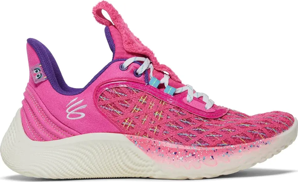 Giày Under Armour Sesame Street x Curry Flow 9 GS 'Street Pack - Abby Cadabby' 3024249-605