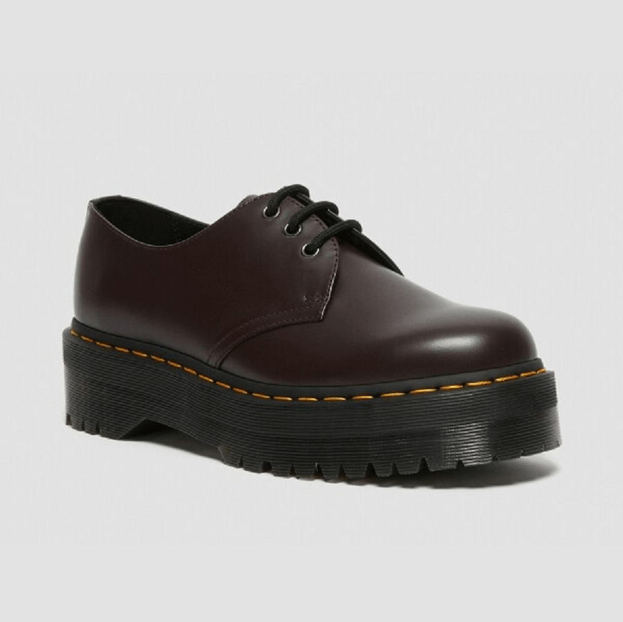 Giày Dr.Martens 1461 Quad Burgundy ‘Brown’ 27332626 - Ảnh 5